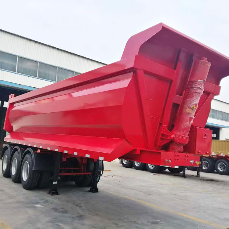 4 Axle U Shape 70T Tipper Semi Trailer