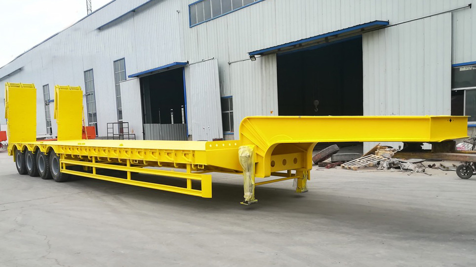 4 axle lowboy trailers