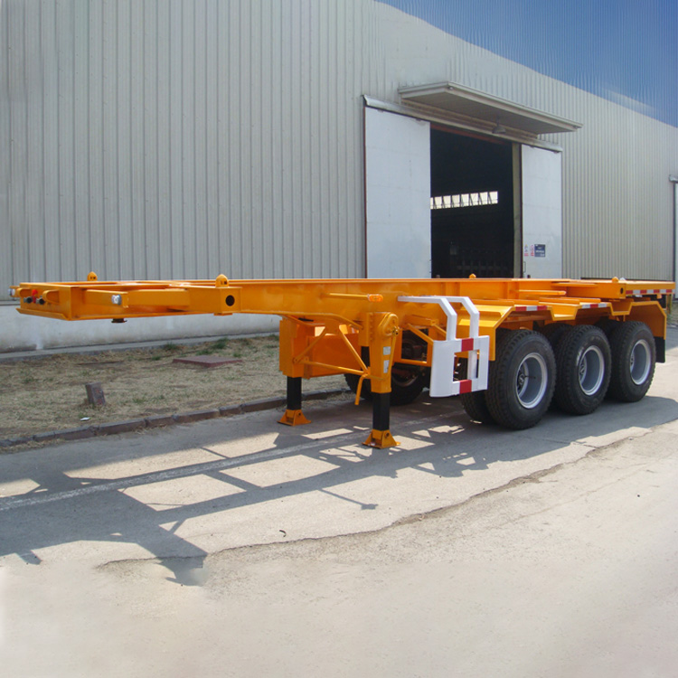 3 Axle 40ft Container Skeletal Semi Trailer