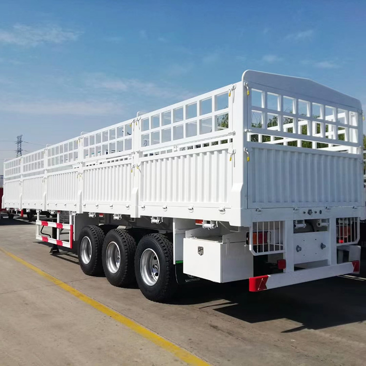 3 Axle 60 Ton Fence Cargo Semi Trailer