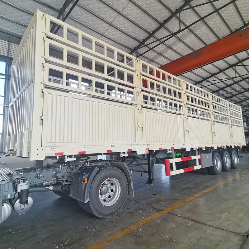 3 Axle 60 Ton Fence Cargo Semi Trailer