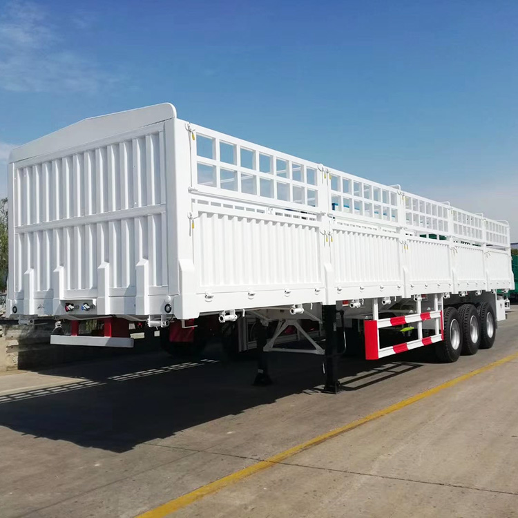 3 Axle 60 Ton Fence Cargo Semi Trailer