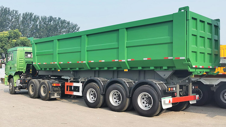 3 Axle 70 Ton End Dump Semi Trailer
