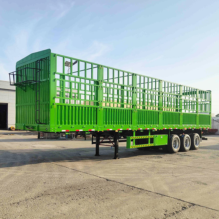 3 Axles 60T Livestock Fence Trailer