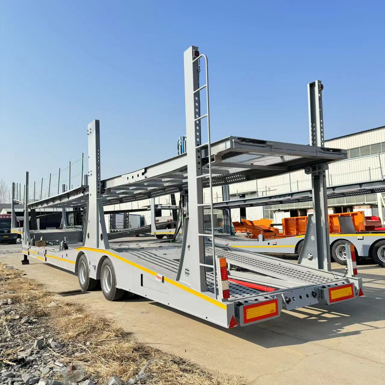 2 Axle 6 Position Car Transport Semi Trailer