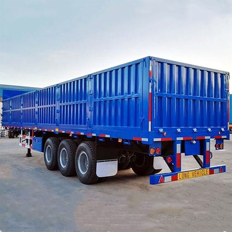 Tri Axle Sidewall Fence Cargo Semi Trailer