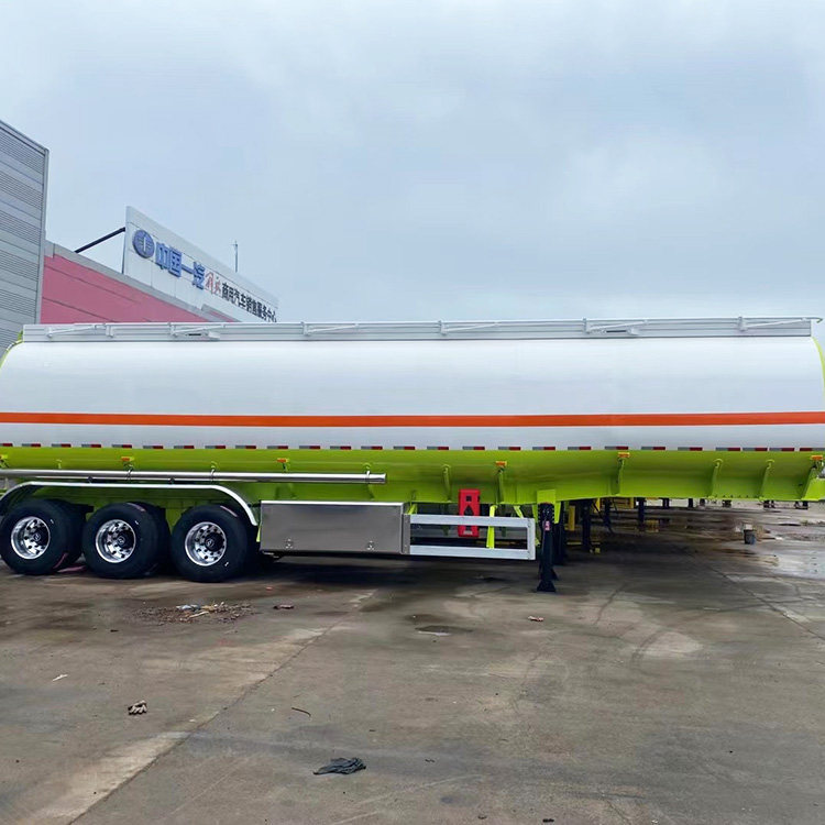 45cbm Diesel Aluminum Carbon Tanker Semi Trailer