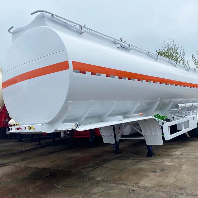 45cbm Diesel Aluminum Carbon Tanker Semi Trailer