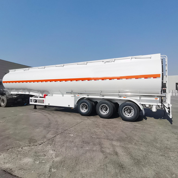 45cbm Diesel Aluminum Carbon Tanker Semi Trailer