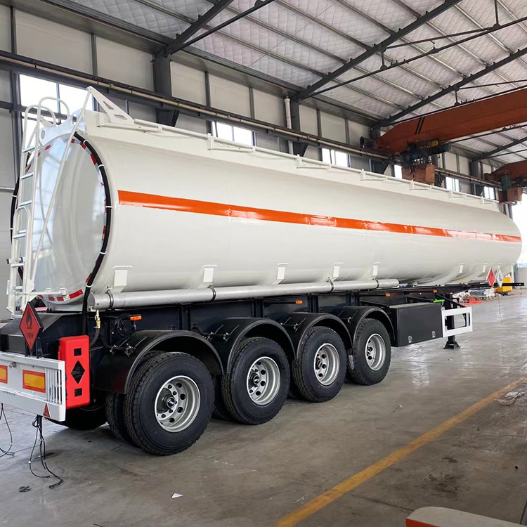 4 Axles 50000 Liter Oil Tanker Semi Trailer