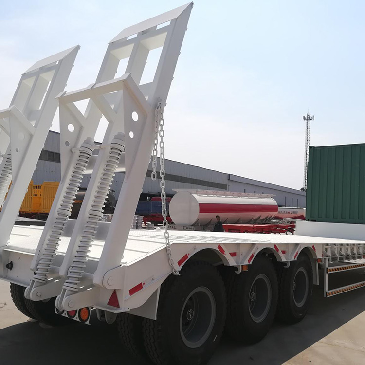 3 Axles 100 Ton Heavy Duty Lowboy Trailer