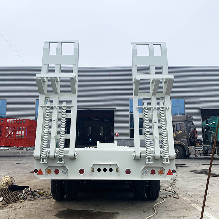 3 Axles 100 Ton Heavy Duty Lowboy Trailer