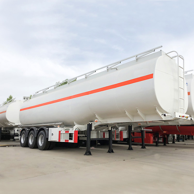 3 Axles 45000 Liter Oil Tank Truck Semi Trailer