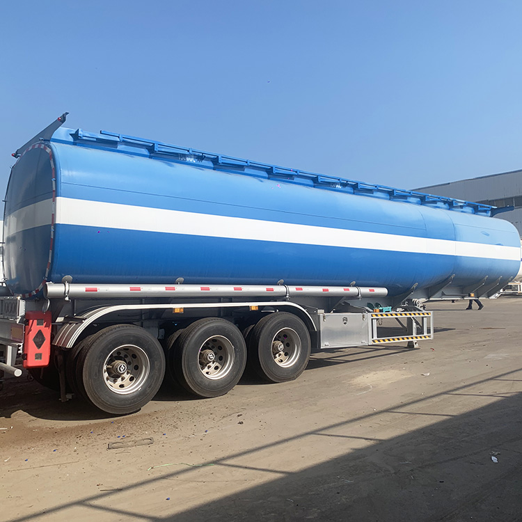 Aluminum Alloy 60000 Liter Fuel Tanker Trailer