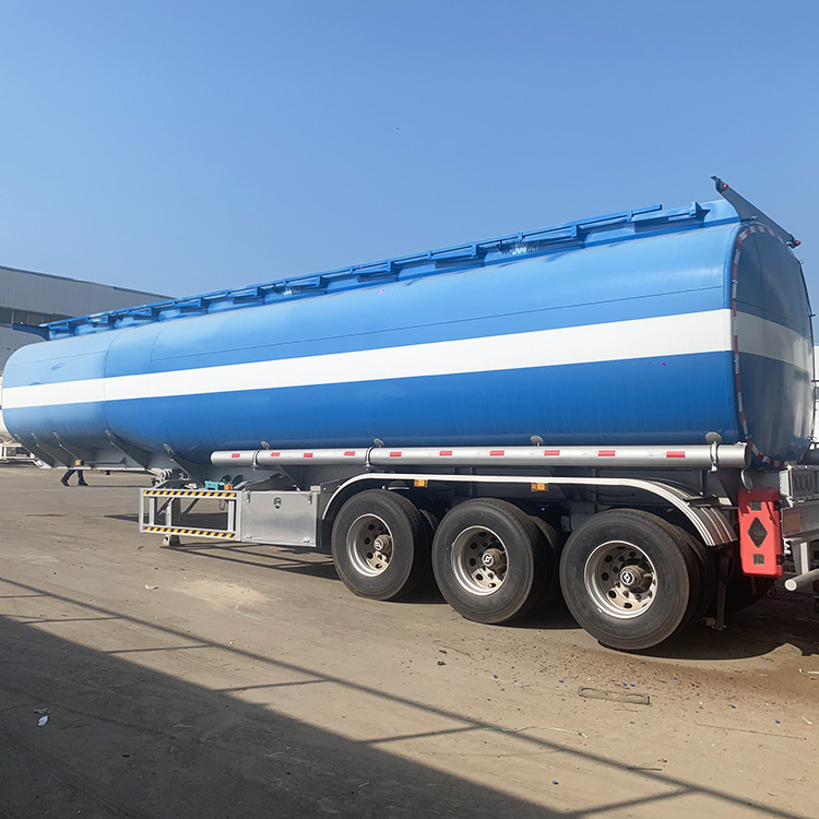 Aluminum Alloy 60000 Liter Fuel Tanker Trailer