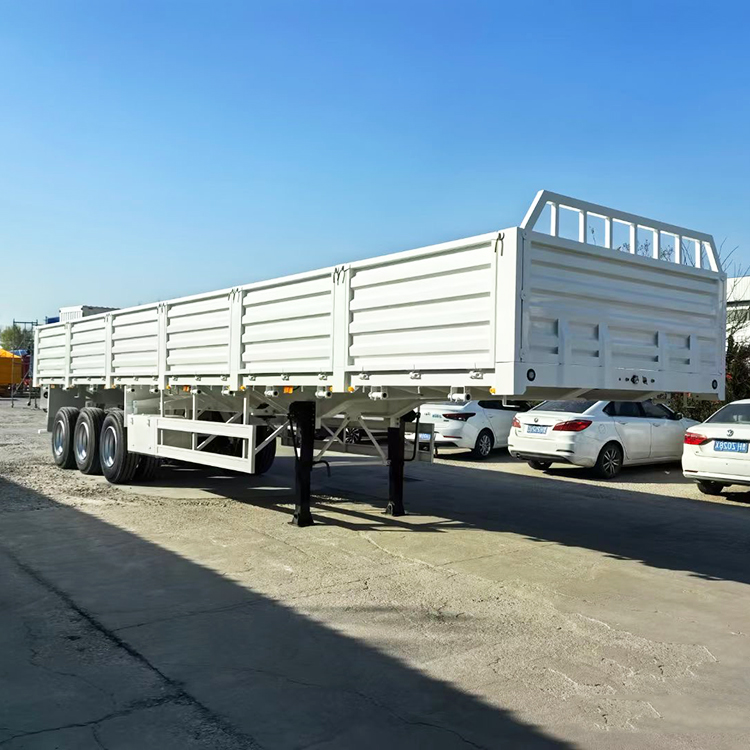 3 Axles Side Wall Cargo Semi Trailers