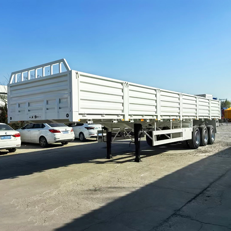3 Axles Side Wall Cargo Semi Trailers