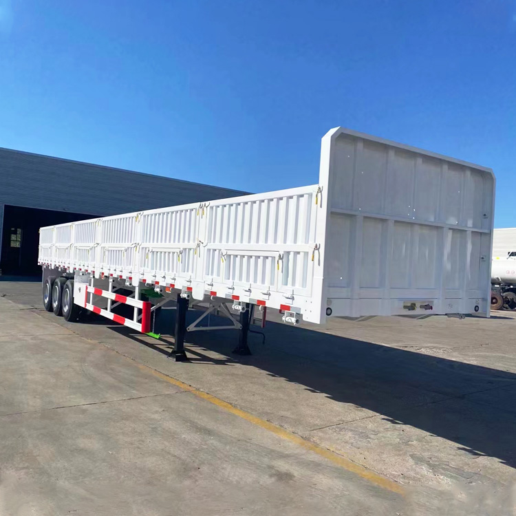 3 Axles Side Wall Cargo Semi Trailers