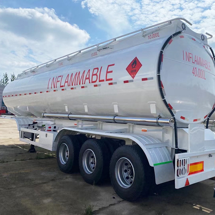 3 Axle 40000 Liters Fuel Tanker Truck Trailer