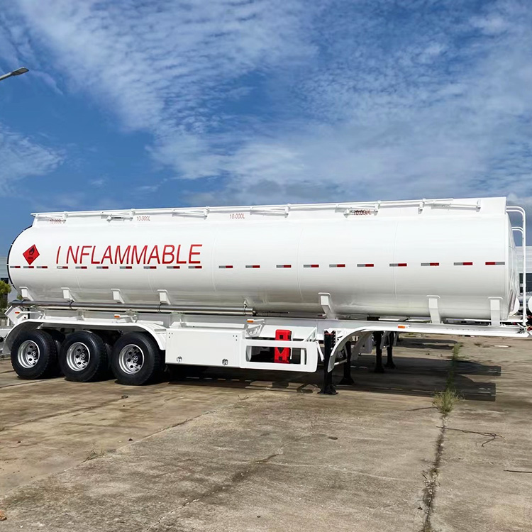 3 Axle 40000 Liters Fuel Tanker Truck Trailer