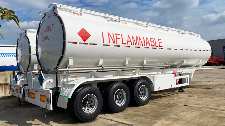 40000 liters fuel tanker trailer