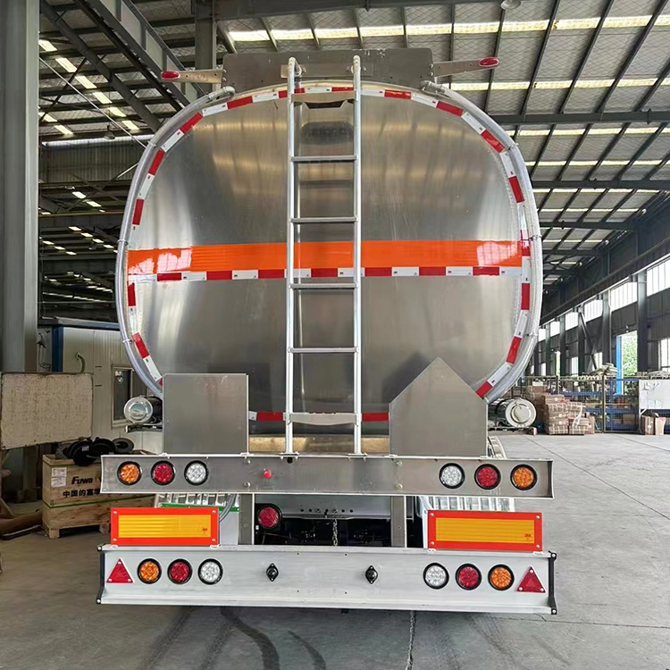 45000 Liter Aluminum Alloy 5 Compartment Fuel Tank Trailer