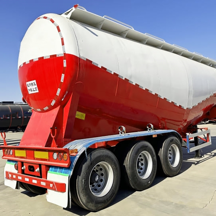 Triple Axle 50 Ton Bulk Cement Tanker Trailer