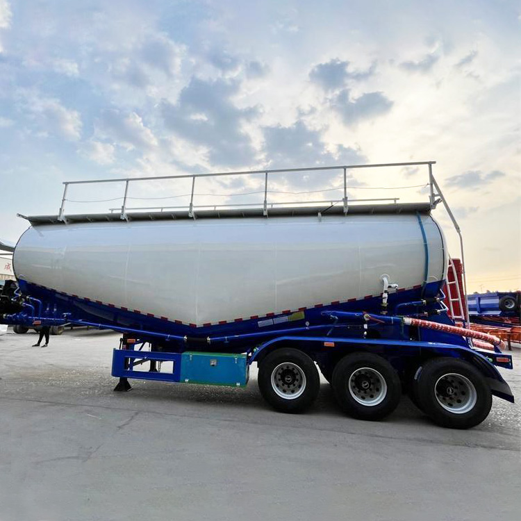 3 Axles 45CBM Transport Bulk Cement Semi Trailer