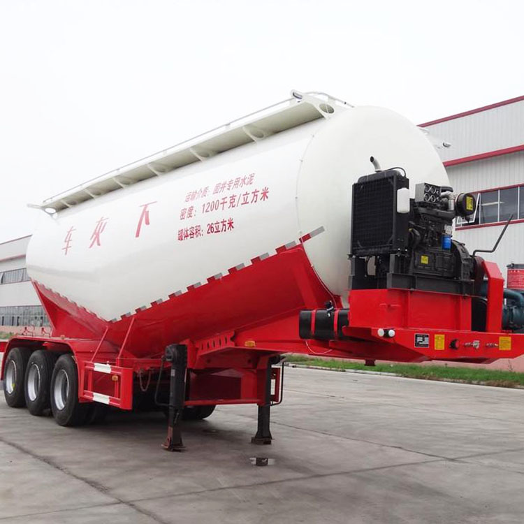 3 Axles 45CBM Transport Bulk Cement Semi Trailer