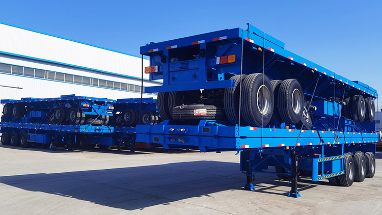 3 axle semi trailer