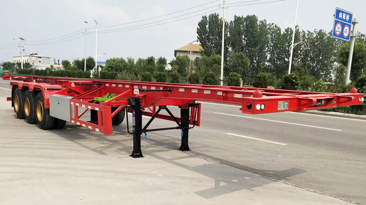 Container chassis semi trailer
