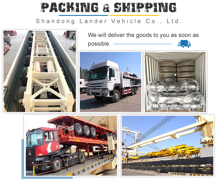 Lowboy trailer for excavator