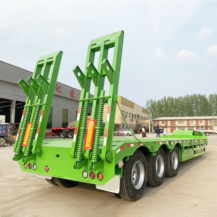 3 Axle 50T Detachable Low Bed Trailer