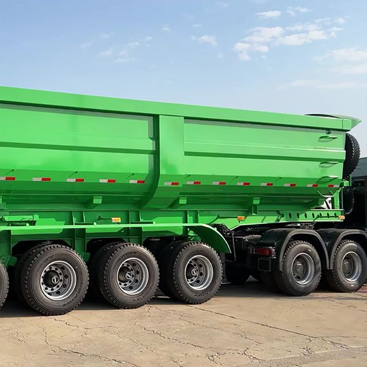 4 Axle 40 CBM Hydraulic Rear Dump Trailer