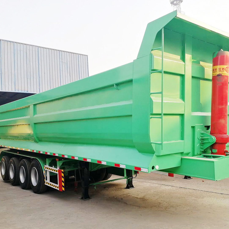 4 Axle 40 CBM Hydraulic Rear Dump Trailer