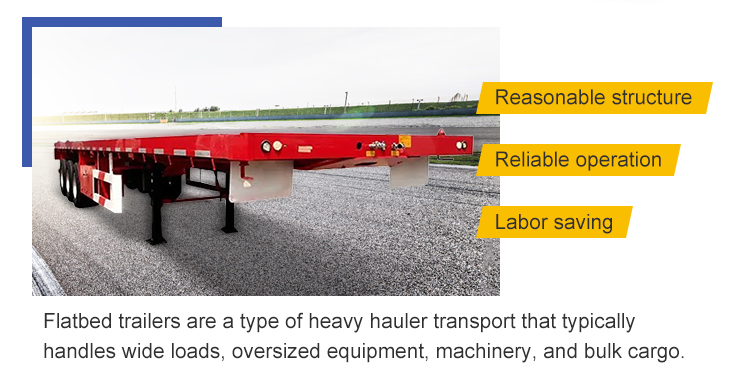 Flat bed trailer