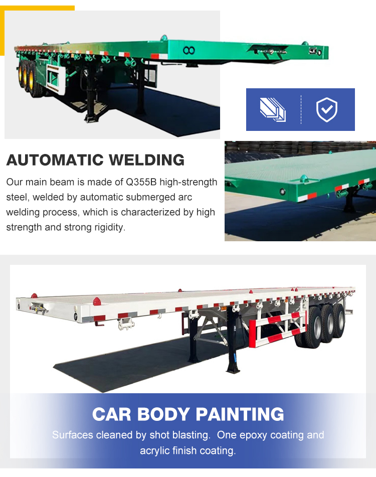 40 foot container semi trailer