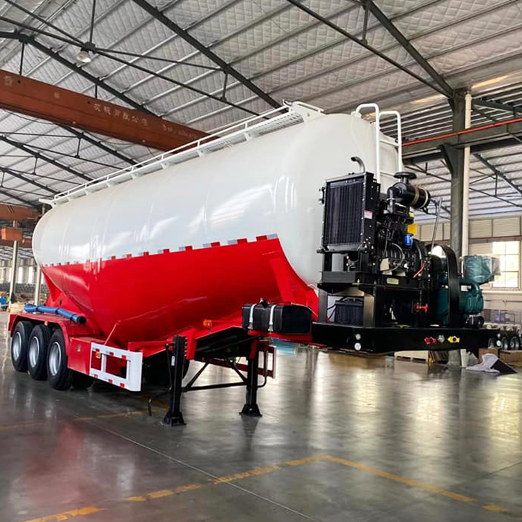 3 Axle 45 Cbm Cement Bulker Tanker Trailer