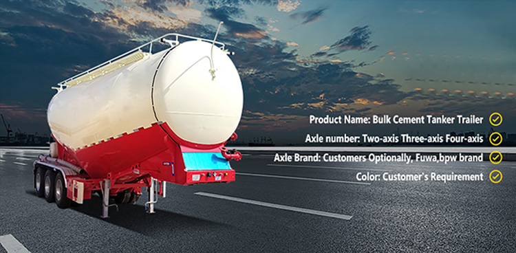 Cement bulker trailer