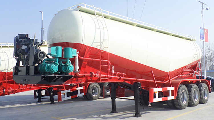 Cement bulker trailer