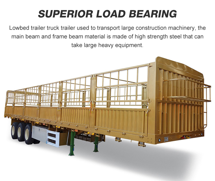 fence Semi cargo trailer