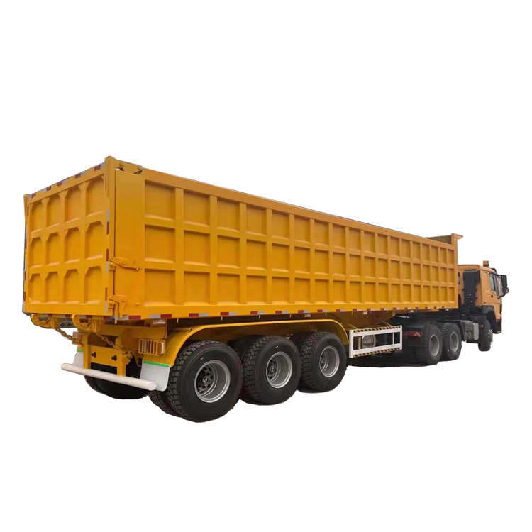 3 Axle 60T Side Dump Semi Trailer