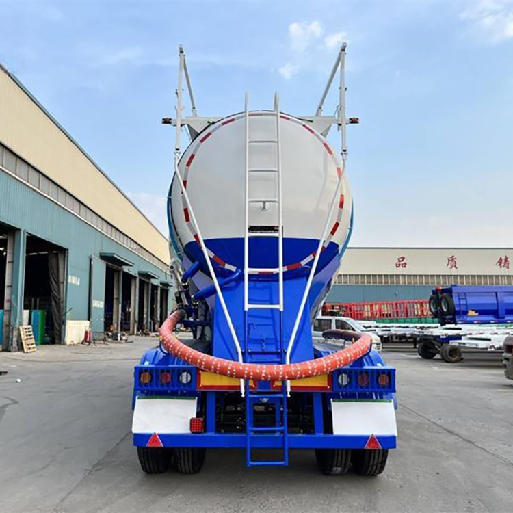 3 Axles 40CBM V Type Bulk Cement Semi Trailer