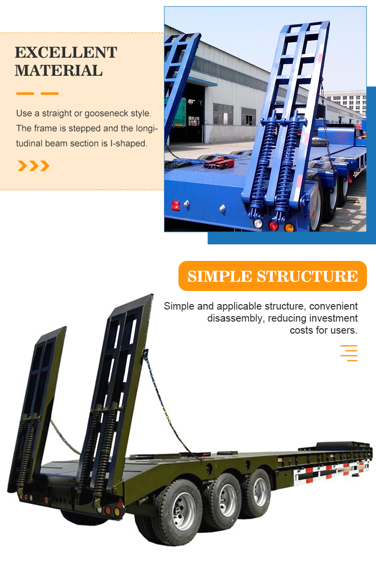 Low bed loader trailer