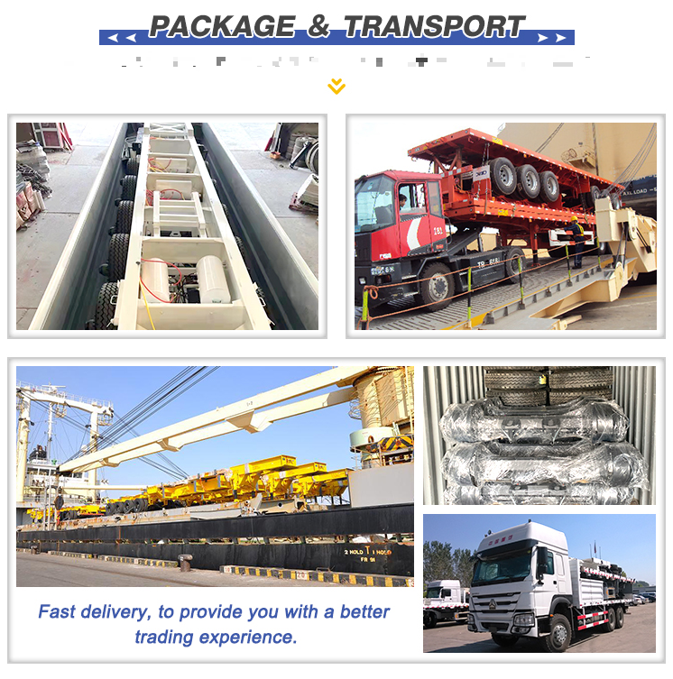 Excavator low loader trailer