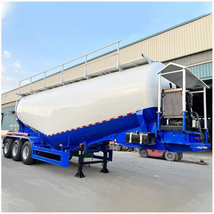 3 Axles 40CBM V Type Bulk Cement Semi Trailer