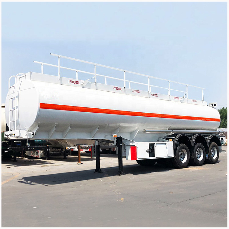 3 Axles Carbon Steel Cargo Transport Tanker Trailer