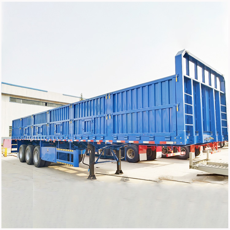 Tri Axle Sidewall Fence Cargo Semi Trailer