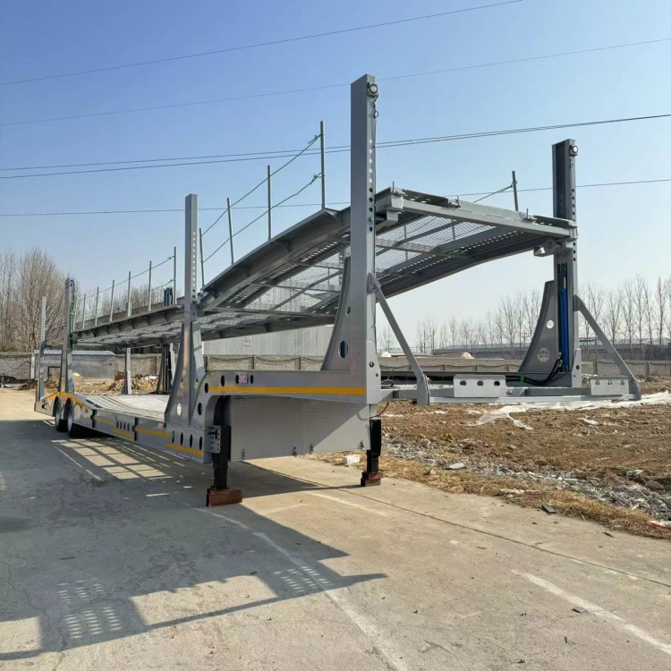 3 Axle 8 Bit Car Transport Trailer