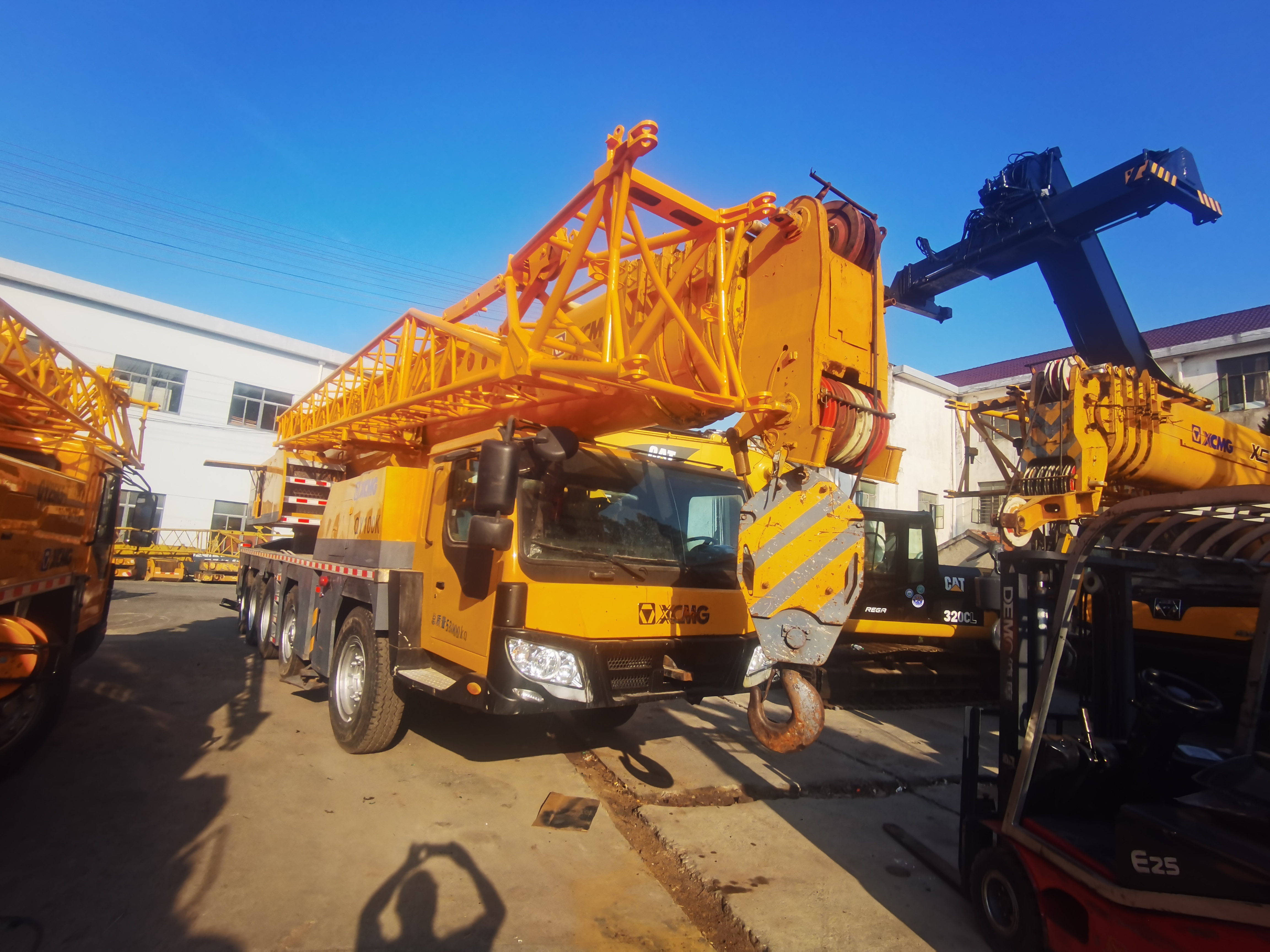 50-130 ton used truck crane